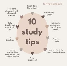 the top 10 study tips for students