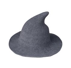 PRICES MAY VARY. Material:Polyester Wool blended knitted fabric, skin friendly, cozy, warm Unique design, witch hat with a wide brim, the brim has wiring in it so you can easily shape it how you want it, easy to match and suitable for any style of clothes Size: 58 cm/22.8''----60 cm/23.6'', will perfect fit even you have a big head. Suitable for blocking glare/sun, costume party,Great for blocking the sun and adding extra protection while outdoors OCCASION: Perfect for any occasion like party, w Black Knitted Hat For Halloween, Halloween Cosplay Beanie Hat, One Size Brimmed Halloween Costume Hats And Headpieces, Brimmed Halloween Costume Hats And Headpieces, One Size Brimmed Costume Hat For Halloween, Sun Costume, Halloween Witch Hat, Hat Wool, Big Head