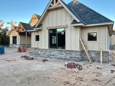 a house being built in the middle of construction