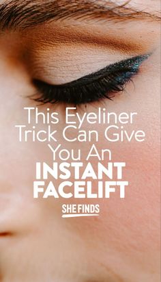 Eyeliner Colors, Aging Makeup, Eyeliner Hacks, Mally Beauty, Anti Aging Makeup, Instant Face Lift, White Eyeliner, Eye Liner Tricks