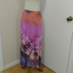 This Is A Brand New Love Tanjane Skirt. Almost A Wrap Style, But It Is Sewn In At The Waistband. Extremely Soft And Stretchy Material. Intentionally Raw Edges. Measures 13 Inches Across The Waist And Is About 36.5 Inches In Length. Made In Southern California And Hand Dyed. Price Is Firm. Thanks For Looking. Fitted Pink Midi Dress, Pink Flowy Dress With Lined Skirt, Pink Beach Dress With Lined Skirt, Pink Lined Dress For Summer, Fitted Multicolor Lined Maxi Skirt, Pink Flared Dress With Lined Skirt, Pink Relaxed Fit Dress For Spring, Fitted Pink Maxi Skirt For Vacation, Pink Tiered Maxi Skirt For Beach