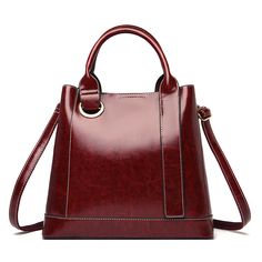 Color: Burgundy Tote Handbag, Leather Material, Tote Handbags, Vegan Leather, Wallets, Vision Board, Top Handle Bag, Solid Color, Tote Bag