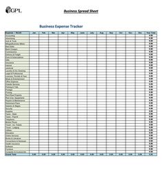 business spreadsheet template for small businesses