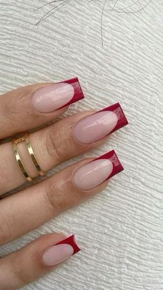 Milky Pink Nails, Scorpio Rising, Kutek Disney, Milky Pink, Wine Nails, Girly Acrylic, Dreamy Aesthetic, Red Acrylic Nails