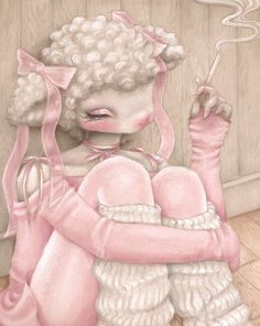 Pink Art Aesthetic, متحف فني, Pinup Art, Kitty Art, Cute Paintings, Sketchbook Art Inspiration