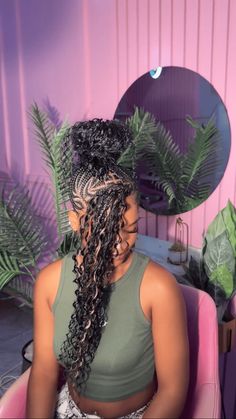 25 Boho Braided Mohawk Hairstyles For A Versatile 5-In-1 Look Mohawk Boho Knotless Braids, Braided Boho Mohawk, Bob Boho Knotless Braids, Mohawk Braids, Cornrows With Box Braids, Braided Mohawk, Women Cornrows, Braided Mohawk Hairstyles, Boho Knotless Braids