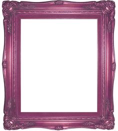 an ornate purple frame on a white background