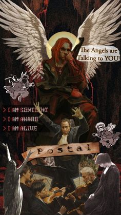 the angels are talking to you poster