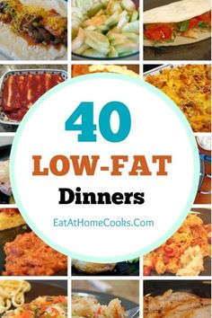 Healthy Low Fat Recipes, Resep Diet, Low Cholesterol