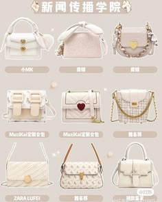 Korean Bag Aesthetic, Korean Bags Handbags, Bag Aesthetic Korean, Korean Purse, Korean Fashion Bag, Crop Top Outfits Classy, Tas Korea