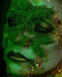 The inspo was moss growing on rocks 🪨🌿⚜️ Which part of this portrait resonates with you the most? Moss Growing, Fantasy Makeup, Makeup, Quick Saves, Make Up