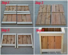 steps to make a diy pallet table