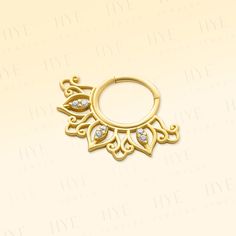 All of our jewelry is handmade per order to make sure you will have the highest quality and our goal is to give you the this value at the lowest price possible. Elevate your style with this Cartilage Hoop Piercing, crafted from 14K gold. Designed for 16G piercings with a 10mm diameter, this hoop features an elegant clicker design, perfect for daith, helix, or cartilage piercings. Available with your choice of sparkling diamonds or vibrant zircon, this earring adds a refined touch to any look. Th Internally Threaded Yellow Gold Hoop Earrings, Internally Threaded Hoop Septum Ring For Wedding, Gold Hypoallergenic Nose Rings For Wedding, Gold Halo Septum Ring For Wedding, Elegant Gold Septum Ring Nickel Free, Elegant Gold Nickel-free Septum Ring, Yellow Gold Hoop Piercings For Wedding, Elegant Nickel-free Gold Septum Ring, Gold Internally Threaded Hoop Septum Ring