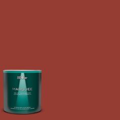 a can of marjoiee green paint on a green background with the words marjoie