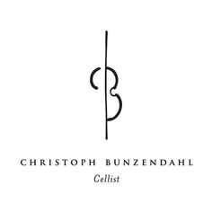 the cover of an album with a violin symbol in black and white, on a white background