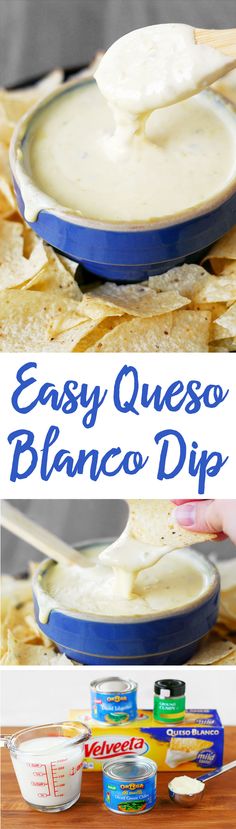 easy quesadilla blanco dip recipe is the perfect appetizer