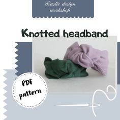 This is a digital download in PDF format, not a finished product. This is a pdf headband pattern, as well as a step-by-step sewing instruction with detailed photos.  The product is quite easy to make. Ideal for both beginners in sewing and experienced craftswomen. This headband is suitable for both girls and women. It can be made from any materials, decorated with beads or embroidery. It can be a great handmade gift. Sew it to match the clothes and you will get a great accessory that complements your look. No need to pay for shipping. The PDF document will be sent to your email immediately after payment and you can print the pattern at home. The file contains a list of necessary materials and tools, as well as a consistent description with photographs. This bandage can be sewn even without Knotted Headband Diy, Headband Diy, Twisted Turban Headband, Pinecone Ornaments, Knotted Headband, Cute Headbands, Diy Headband, Headband Pattern, Turban Headbands