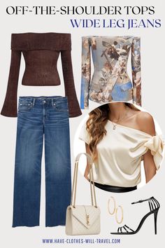 How to Style Wide Leg Jeans in 2024 - The Best Outfit Ideas Silk Blouse