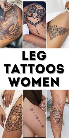 the cover of leg tattoos for women