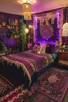 #homedecor, #interiordesign, #homedesign, #decor inspiration Hippy Bedroom, Whimsical Bedroom, Repurposed Decor, Boho Lifestyle, Boho Style Bedroom, Hippy Room