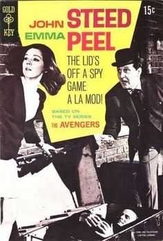 an old movie poster with two people standing next to each other