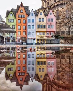 the instagram page for instagram is displayed with buildings and water in front of them