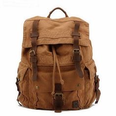 Awesome road trip large backpacks pack for men Camping Lake, Leather Backpack For Men, Kingston Ny, Military Backpack, Canvas Leather Bag, Laptop Rucksack, Boys Backpacks