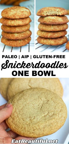 one bowl snickkerdoodleles pale and aip are the perfect treat