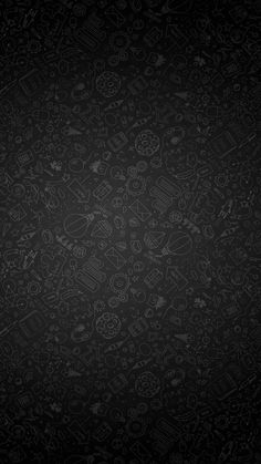 black and white wallpaper with doodles on it