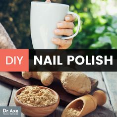 DIY nail polish - Dr. Axe Diy Nail Polish Remover, Organic Nails, Damaged Nails, Diy Nail Designs, Natural Diy