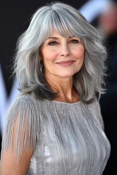 28 Trendy Shaggy Hairstyles for Older Women You Have to See in 2024 – CreativeBooster Shag With Curtain Bangs, Enhance Natural Beauty, Gray Hairstyles