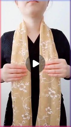 How To Wear Scarves With Blazers, Folding A Scarf Ways To, How To Fold A Neck Scarf, How To Knot A Scarf, Tying Scarves Neck, How To Scarf Wrap, How To Fold A Scarf, Scarf Diy Ideas