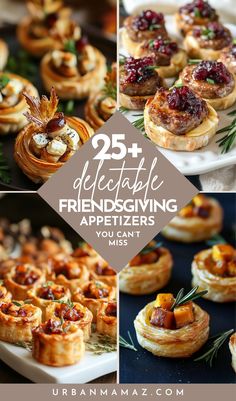 different types of appetizers with text overlay