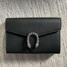 Gucci Dionysus Mini Wallet On Chain In Black Never Worn, In Pristine Condition Comes With Dust Bag And Box Silver Gucci Bag With Chain Strap, Gucci Leather Wallet On Chain For Formal Use, Gucci Leather Wallet On Chain For Formal Occasions, Elegant Gucci Wallet On Chain As Gift, Classic Gucci Wallet On Chain For Evening, Silver Gucci Evening Bag, Luxury Leather Wallet With Silver-tone Hardware, Luxury Leather Wallets With Silver-tone Hardware, Designer Gucci Silver Bag