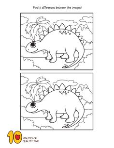 the dinosaur coloring page for kids