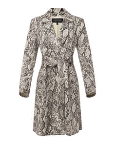 Python Print, Trench Coats, Top Designers, Neiman Marcus, Trench Coat, Tops Designs, Dresses For Work, Sleek, Luxury Fashion