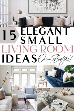 elegant small living room ideas Elegant Small Living Room Ideas, Elegant Small Living Room, Elegant Apartment Decor, Classy Apartment, Furniture Placement Living Room, Small Modern Living Room, Sitting Room Decor, Vibrant Living Room, Small Living Room Layout