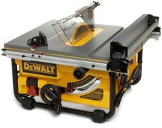 DEWALT DW745 10-Inch Compact Job-Site Table Saw with 20-Inch Max Rip Capacity - 120V 10 Inch Table Saw, Table Saws For Sale, Delta Table Saw, Table Saw Reviews, Table Saw Extension, Jobsite Table Saw, Home Made Table Saw, Table Saw Station, Craftsman Table Saw