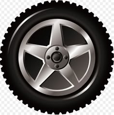 a black and silver wheel with spokes on a white background png clipart