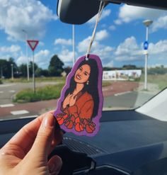 Selena La Reina! This air freshener is perfect for your car, room or other spaces for some nice fragrance! Also a super cute gift to give to your friend(s), family or colleagues! Scent: Vanilla Size: 7 cm x 8 cm (2,76 inch x 3,15 inch) Double sided The air fresheners are packed with a small plastic sleeveMade in Netherlands Car Room, Selena Quintanilla, Other Space, Special Promotion, Cute Gift, Air Fresheners, Air Freshener, Cute Gifts, Dog Tag Necklace