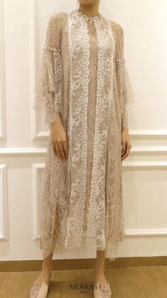 Brukat Dress, Hijab Stile, Model Dress Kebaya, Batik Dress Modern, Lace Outer