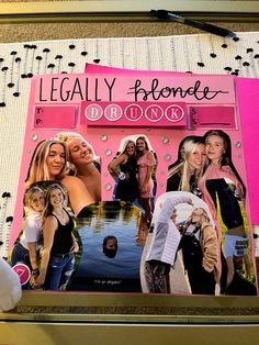 a collage of photos with the words legally blonde on it and pictures of women