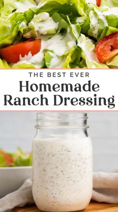 the best ever homemade ranch dressing