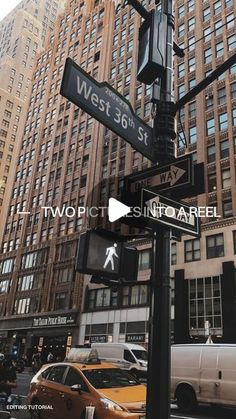 the street sign is clearly visible for all to see on this pole in new york city