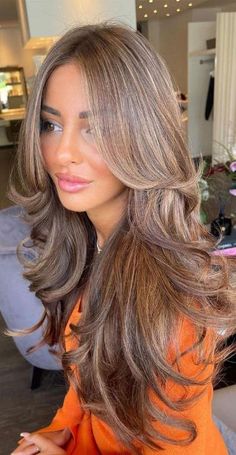 Brown Hair Shades, Haircuts For Long Hair With Layers, Sock Bun, Honey Brown Hair, Hairstyles 2024, Brown Hair Inspo, Brunette Hair With Highlights, Bun Styles, Hairstyles For Layered Hair