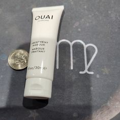 Nwob Mini, Travel, Deluxe Sample Size 1 Fl Oz/ 30 Ml See Size Comparison To Quarter Not Included Og / One Size Fits All Formula Still Sealed See Pic Promises To Help Damage, Dryness, Increase Shine Cruelty Free Price Firm Unless Bundle Of 2 Or More Items Ouai Hair, Ouai Haircare, Size Comparison, Hair Mask, Cruelty Free, Hair Care, Color White, Mask, Customer Support