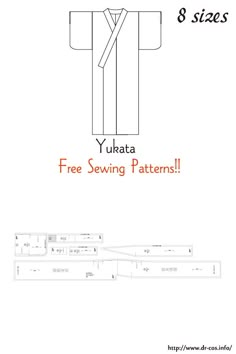 Kimono Pattern Free Sewing, Free Kimono Sewing Pattern, Mens Kimono Pattern, Male Kimono Pattern, Diy Kimono Pattern, Hanfu Men Sewing Pattern, Fitted Kimono Pattern, How To Make Kimono