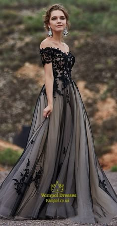 Short Sleeve Prom Dresses, Princess Bridal, Tulle Ball Gown, Gowns Prom, فستان سهرة, Princess Wedding Dresses, Gothic Wedding, Black Wedding Dresses, Halloween Wedding