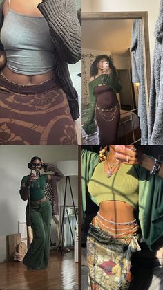 Earthy Mini Skirt Outfit, Earthy Street Style, Earthy Party Outfit, Earthy Bedroom Black Women, Earthy R&b Aesthetic, Earthy Women Outfits, Earthy College Outfits, Earthy Going Out Outfit, Black Earthy Aesthetic Outfits