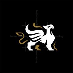 an animal with wings on it's back and the word zodiac written in gold